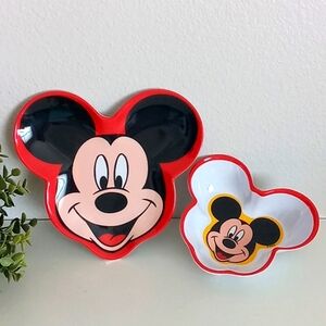 Disney Mickey Mouse Plate & Bowl